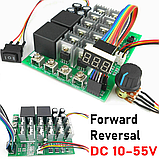 ШИМ 100А контроллер Регулятор напряжения PWM DC 10-55V 100A реверс (ДИММЕР димер) регулятор оборотов двигателя, фото 8