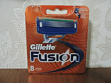 Леза для гоління Gillette Fusion (8шт./уп.) Оригінал