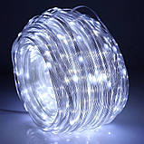 Світлодіодна гірлянда LED 500 діодів "Краплі" 50 метрів на прозорому дроті Білий, фото 2