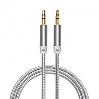 AUX Кабель Mini Jack 3.5mm на Mini Jack 3.5mm Gray