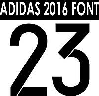 Нанесение номера и фамилии Adidas 2016