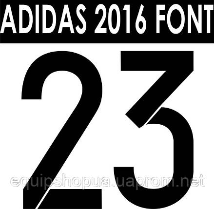 Нанесення номера і прізвища Adidas 2016, фото 2
