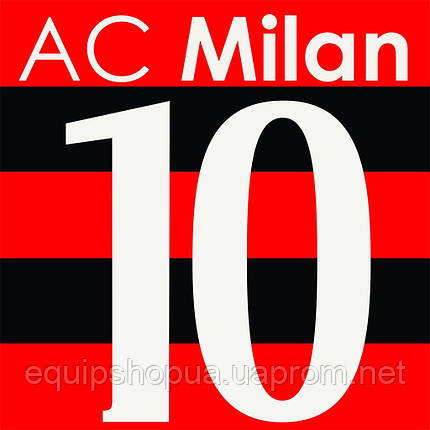 Нанесення номера та прізвища AC Milan 15/16, фото 2