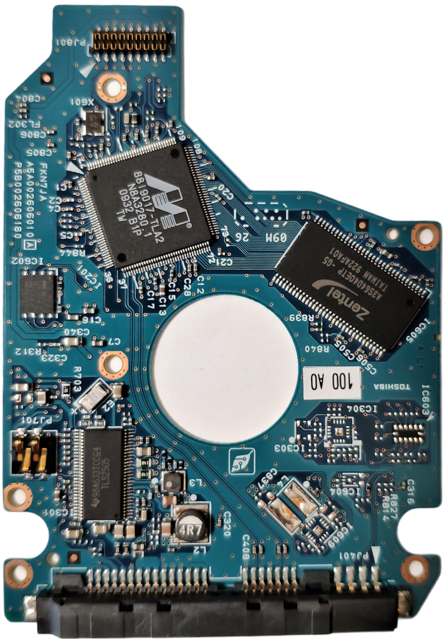 Плата HDD PCB G002606A FKN7JA Toshiba MK2559GSX MK3259GSX MK5059GSX MK6459GSX