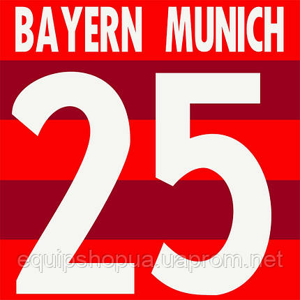 Нанесення номера та прізвища Bayern Munich, фото 2