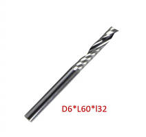 Фреза твердосплавна однозахідна D6*L60*32
