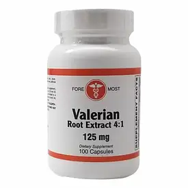 Valerian Root Extract 4:1 100 Capsules Валеріана 100 капсул