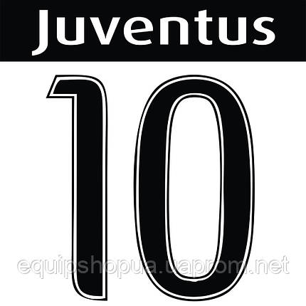Нанесення номера і прізвища Juventus, фото 2