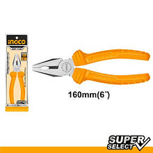 Плоскогубці комбіновані 160 мм INGCO Super Select
