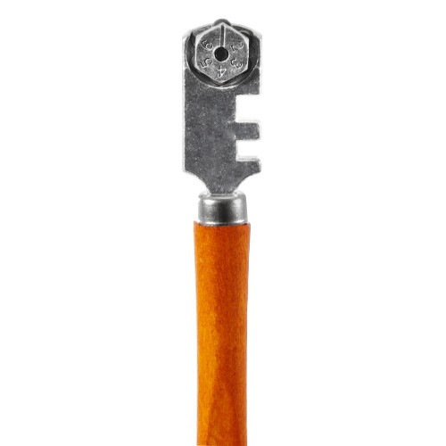 Роликовый стеклорез INGCO 130 мм 6 резаков деревянная ручка - фото 3 - id-p1517773389