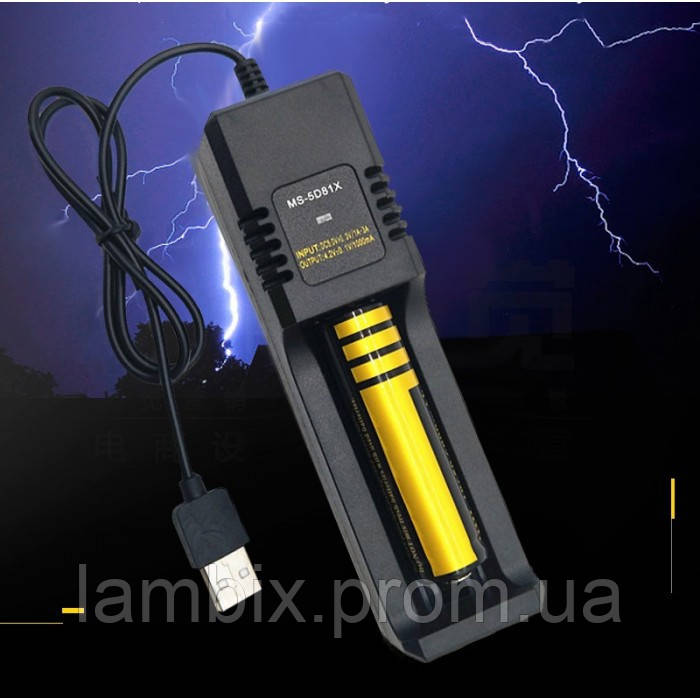 Зарядний пристрій для акумуляторів USB Li-ion Charger