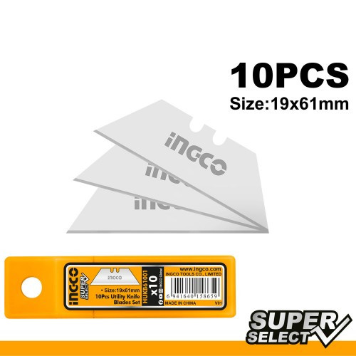 Леза для ножів трапеція 10 шт. INGCO Super Select
