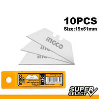 Леза для ножів трапеція 10 шт. INGCO Super Select