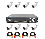 Комплект відеоспостереження Indor 005-4-1MP Dahua+MERLION, фото 3