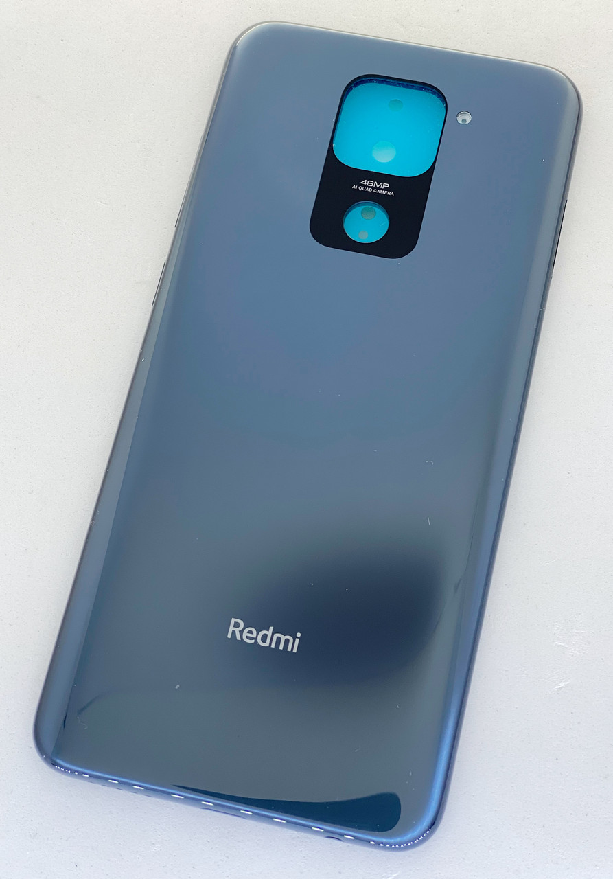 Задня кришка для Xiaomi Redmi Note 9, чорна, фото 1