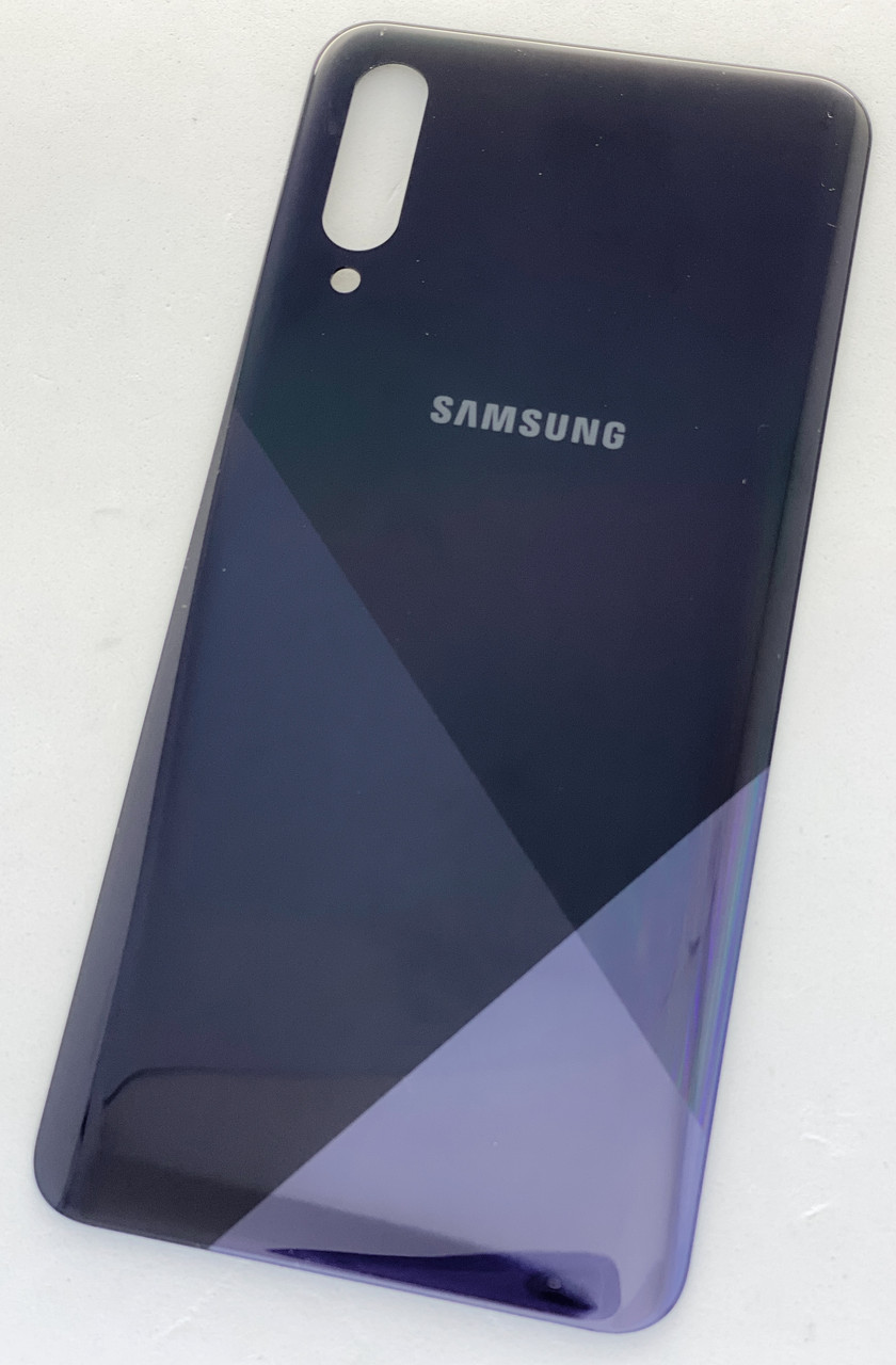 Задня кришка для Samsung A307F Galaxy A30s 2019, чорна, Prism Black Crush, оригінал, фото 1