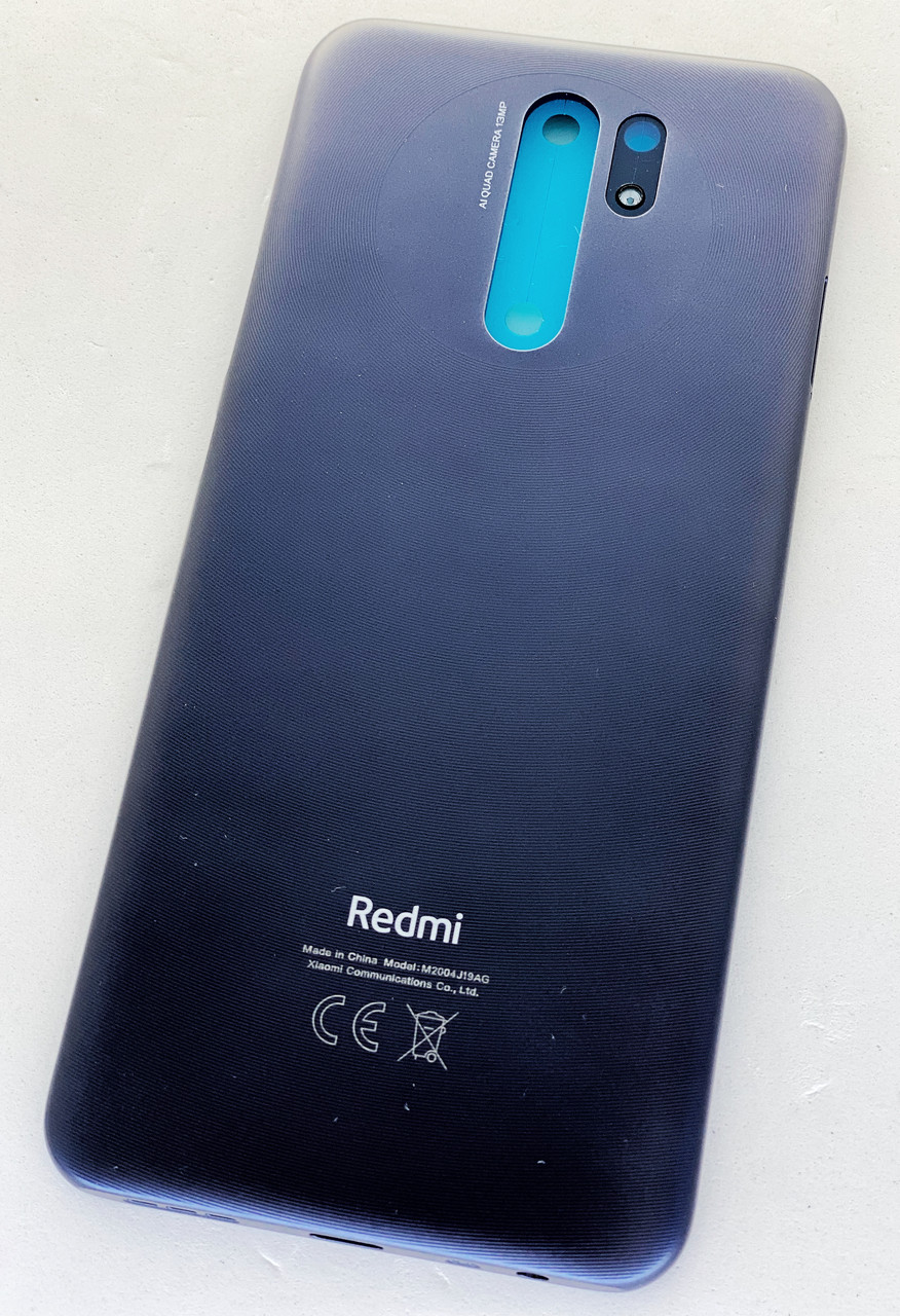 Задня кришка для Xiaomi Redmi 9, чорна, фото 1