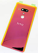 Задня кришка HTC U12+, червона, оригінал (Китай) + скло камери