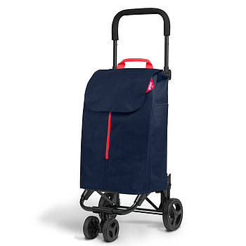 Сумка для покупок 4 колеса синя Gimi Италия Twin 56 Blue Італія