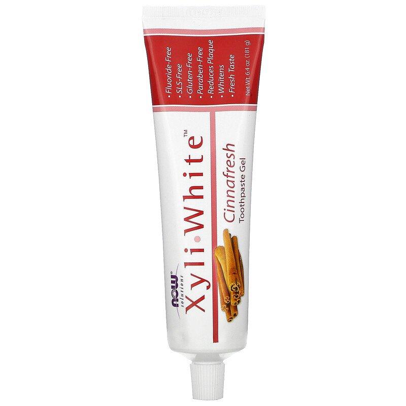 Зубна паста Xyliwhite Toothpaste Gel Cinnafresh Now Foods 181 г