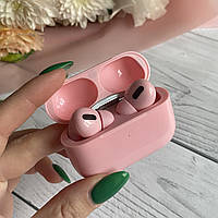 Наушники беспроводные в дизайне AirPods Pro, Macaron Air Pro розовый вакуумные