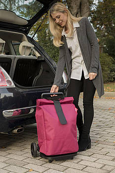 Дизайнерська Сумка для шопінгу на колесах сумка-візок Gimi Sprinter 50 Violeter Італія