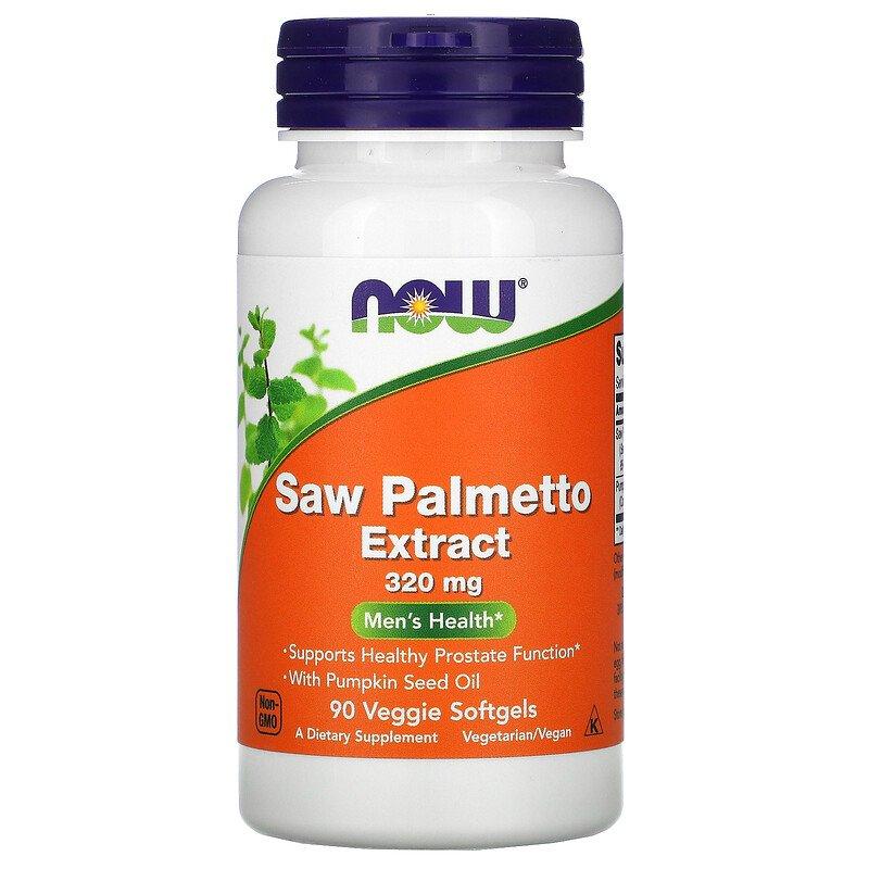 Saw Palmetto Extract 320 мг Now Foods 90 капсул