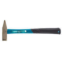 Молоток слюсарний, 300 г, квадратний бойок, фибергласовая обгумована рукоятка Gross 10273
