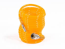 Шланг спіральний повітряний, 5 м, з швидкознімними сполуками MATRIX 57002