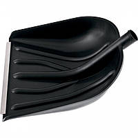 Лопата для прибирання снігу пластикова Profi, 410 х 405 мм, без черешка, Sibrteh 61487