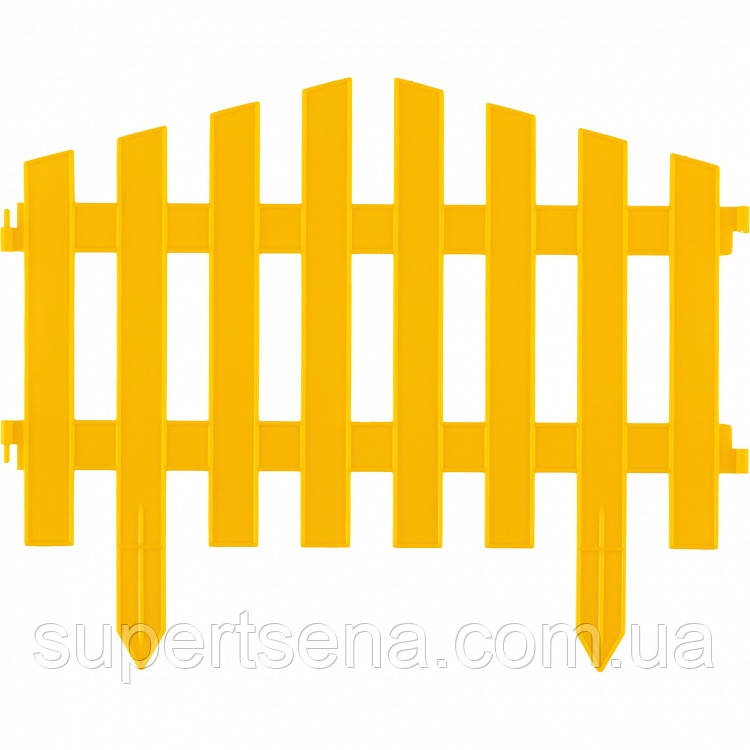 Забор декоративный "Марокко", 28 х 300 см, желтый, Palisad 65031 - фото 1 - id-p1517859215