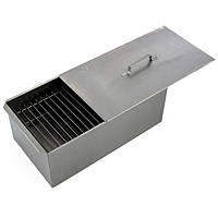 Коптильня двоярусна велика 600 х 320 х 250 мм, 0.8 мм, з піддоном, Camping Palisad 69529