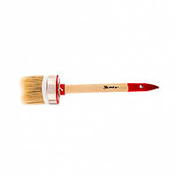 Кисть круглая, Профи №16 (55 мм), натуральная щетина, деревянная ручка MATRIX 82053