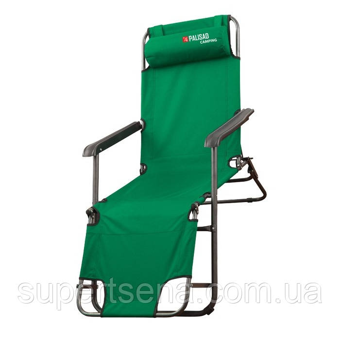 Крісло-шезлонг двох позиційне 156 х 60 х 82 см, Camping Palisad 695878