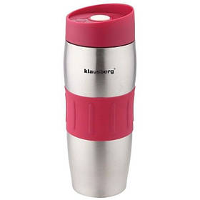 Термокружка Klausberg KB-7100 380мл. Сріблясто-Червонаalleg Качество
