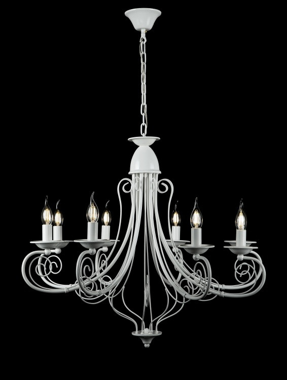Класична люстра під лампочки свічки L29578/8 (WT), фото 1