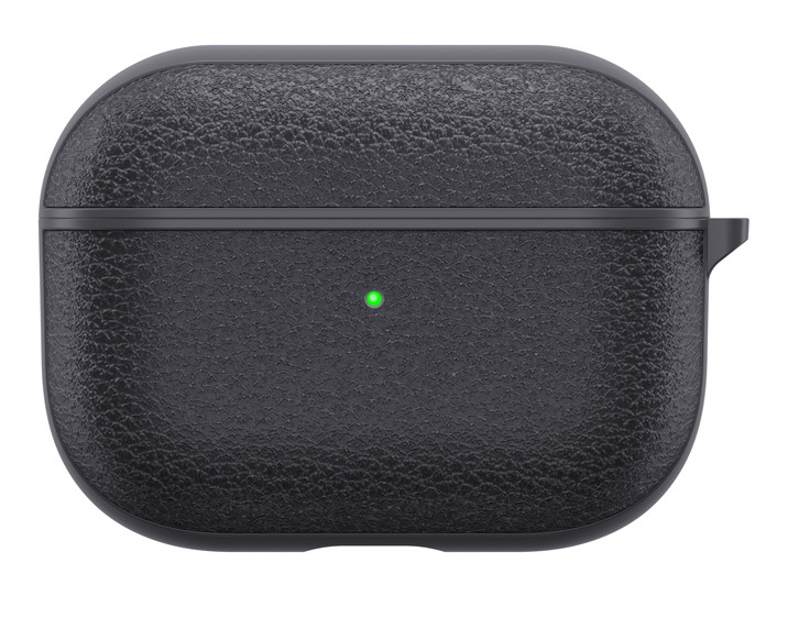 Чохол WiWU Calfskin Genuine Leather Case для AirPods Pro шкіра Чорний (Calfskin-Black)