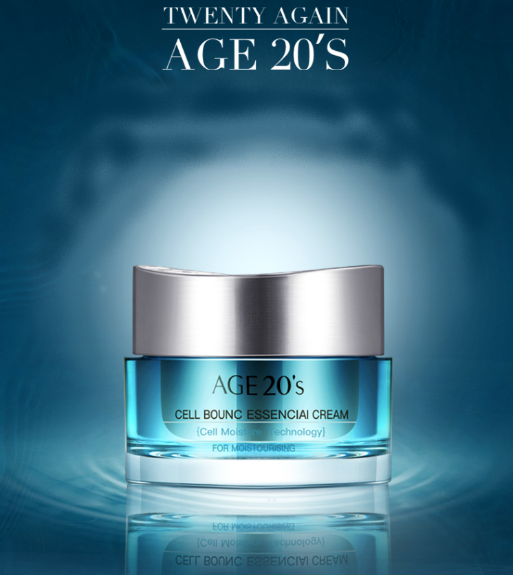 Капсульний крем-есенція для еластичності шкіри Age20's cell bounce essential cream 50 мл