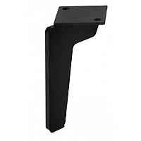 Ножка - Опора для мягкой мебели , h=13 см черная