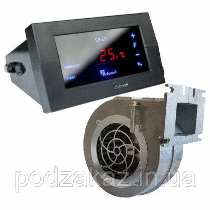 Комплект автоматики для твердопаливного котла KG Elektronik CS-19 Вентилятор NOWOSOLAR NWS-100 (БЕЗ ГАРАНТІЇ)