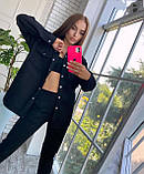 Стильний замшевий брючний костюм, фото 2