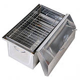 Коптильня нержавіюча сталь велика харчова сталь 520х320х320 1,6 мм Україна, фото 2