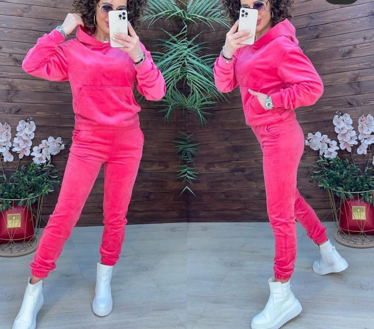 Велюровий костюм демісезонний двійка, фото 1