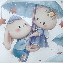 Вінілові наклейки Дівчинка та тварини (лист 60 х 90 см) Б454-3 TMDYJ-AB, фото 4