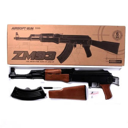 Автомат дитячий ZM 93, імітація автомата Калашникова, фото 2