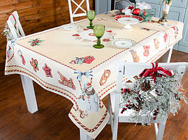 Скатертина гобеленова Новорічна "BISQUIT" 140X180 СМ 732-190