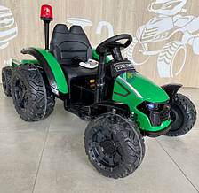 Дитячий електромобіль трактор John Deere M 4573EBLR-5 (MP3, USB, мотори 2x45W, акум.12V9AH)