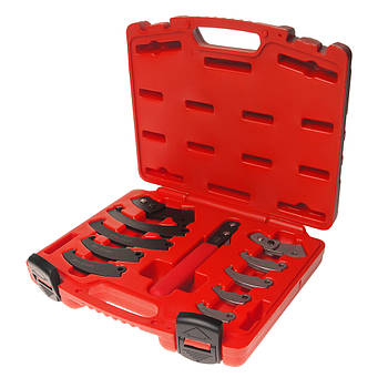 Набір серпуватих ключів для круглих шліцьових гайок 19-165 мм