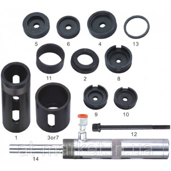 Знімач сайлентблоків BMW гідравлічний E32, E34, E38, E30, E39, E65, E66, E53, фото 1