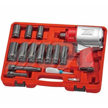 Гайковерт пневматичний із набором ударних головок 15 од. (5812 JTC)